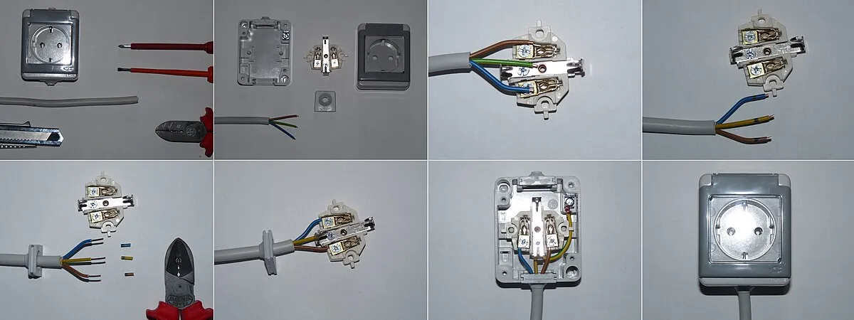 Cavi elettrici con codici colore standard europeo
